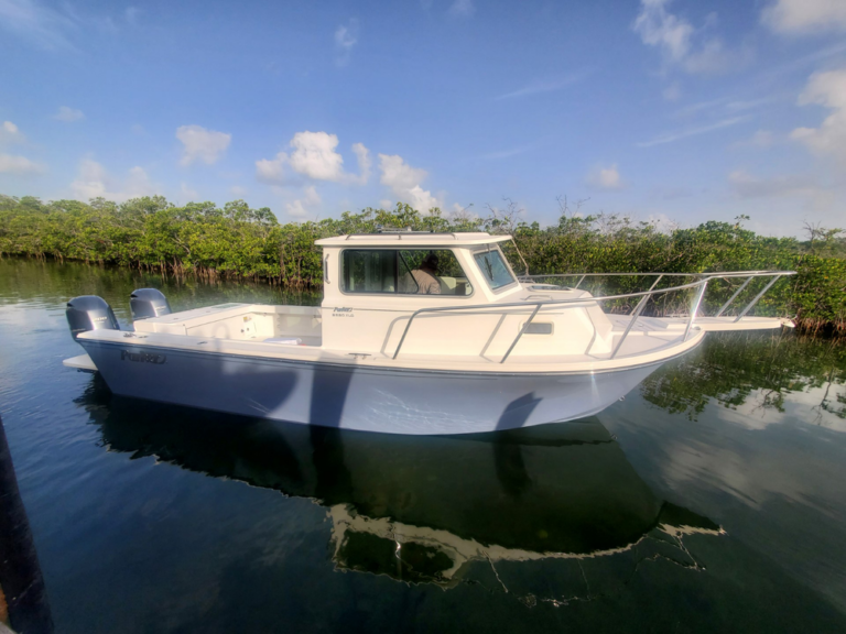 Boat on calm water